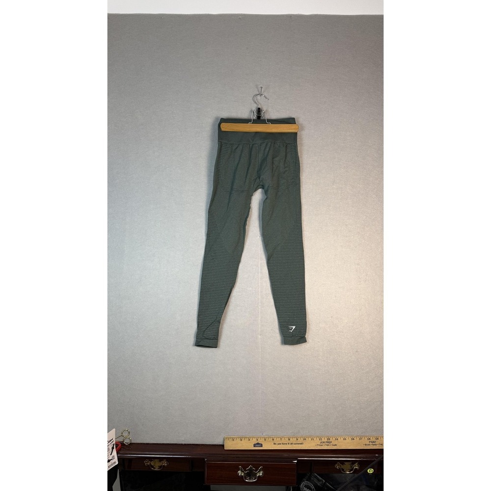 Gymshark Leggings‎ Mens Small Green Compression Base Layer Athletic Running